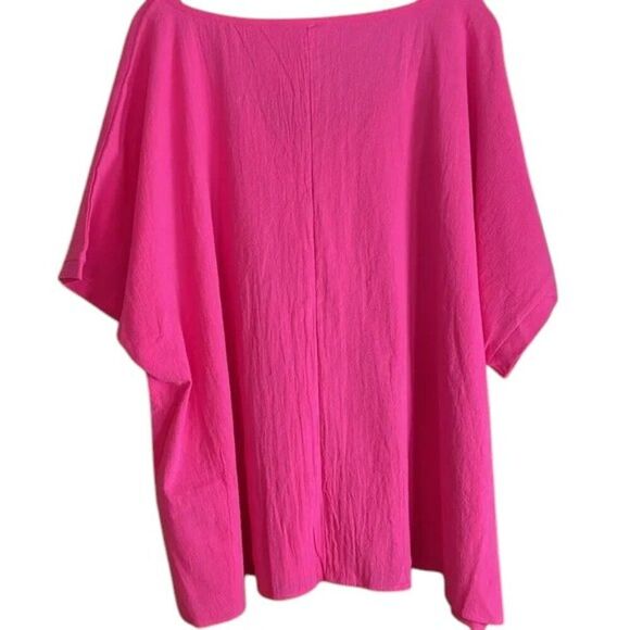Bright Pink Plus Size Top - Picture 2 of 7